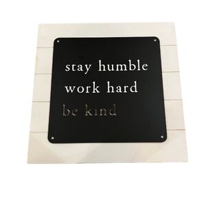 New - Black and White Inspirational Wall Decor